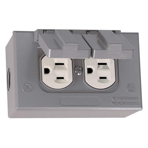 electric boxes for exterior insulated walls|weatherproof electrical outlet box.